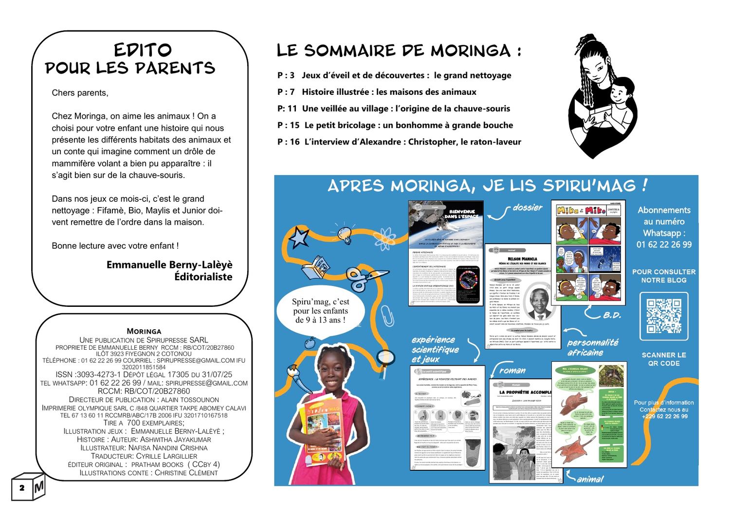Moringa n° 1 (janvier 2026), page 2
